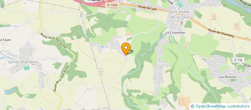 localisation de l'entreprise MADAME EMILIE CREUX  SAINT-DIDIER-DE-LA-TOUR