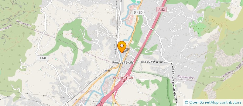 localisation de l'entreprise MADAME EMILIE CRIVELLO  ROQUEVAIRE