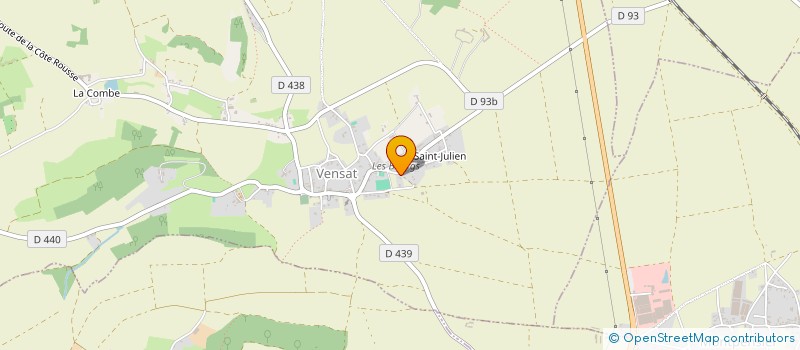 localisation de l'entreprise MADAME EMILIE CROIZET  VENSAT