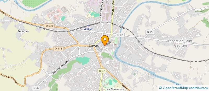 localisation de l'entreprise MADAME EMILIE CROS  LAVAUR