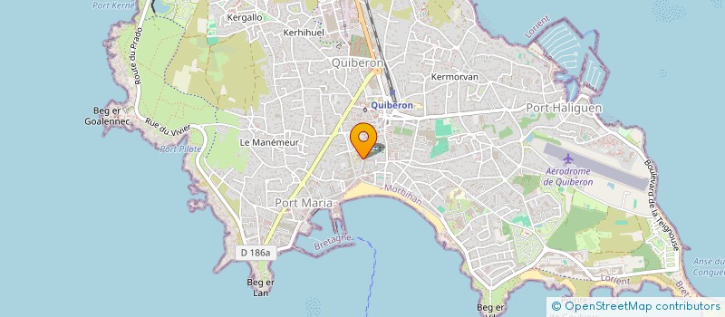 localisation de l'entreprise MADAME EMILIE CRUBLET  QUIBERON