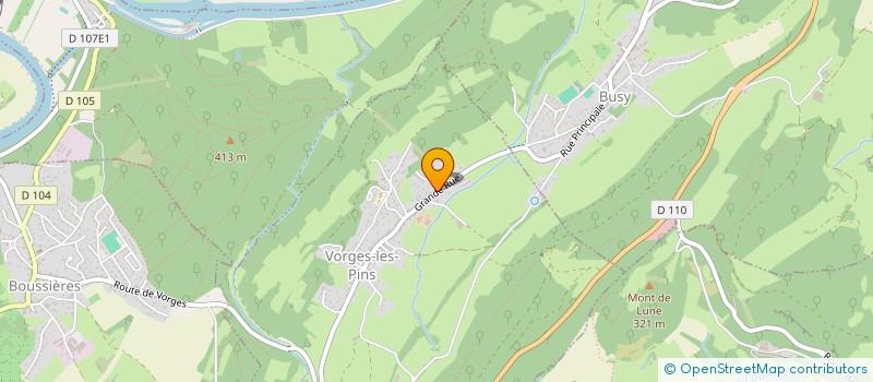 localisation de l'entreprise MADAME EMILIE CUINET  VORGES-LES-PINS