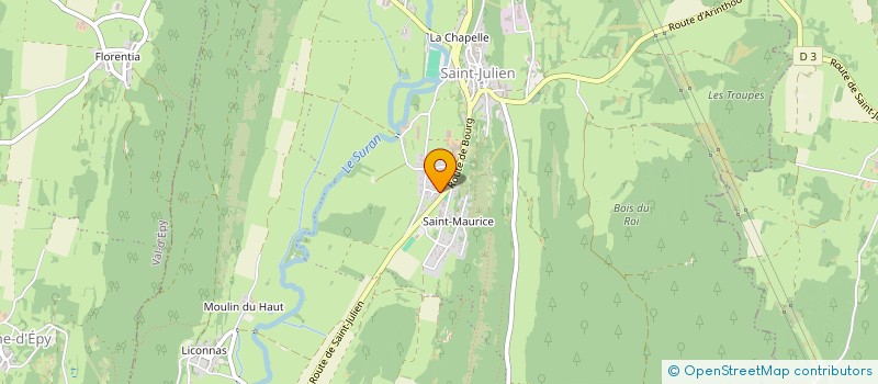 localisation de l'entreprise MADAME EMILIE CUISSARD  VAL SURAN