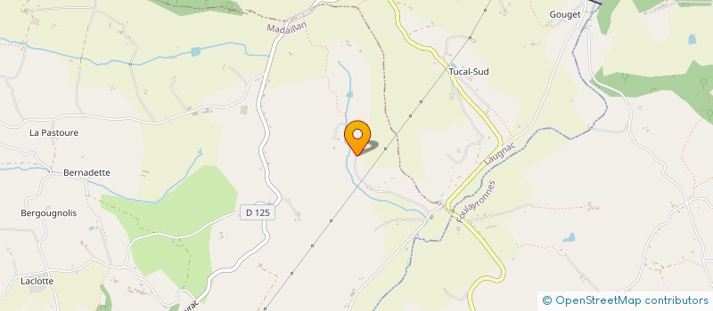 localisation de l'entreprise MADAME EMILIE CURE  MADAILLAN