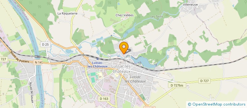 localisation de l'entreprise MADAME EMILIE CURIAL  LUSSAC-LES-CHATEAUX