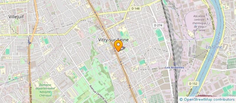 localisation de l'entreprise MADAME EMILIE CYNTHIA SUZAN BEDNARIK  VITRY-SUR-SEINE