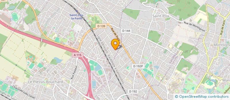 localisation de l'entreprise MADAME EMILIE DA COSTA NUNES  SAINT-LEU-LA-FORET