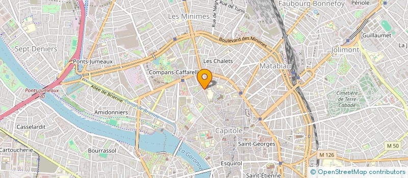 localisation de l'entreprise MADAME EMILIE DAFFIS à TOULOUSE