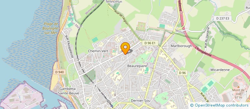 localisation de l'entreprise MADAME EMILIE DAGBERT à BOULOGNE-SUR-MER