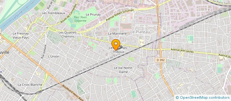 localisation de l'entreprise MADAME EMILIE DAHAN  SARTROUVILLE