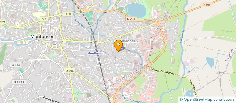 localisation de l'entreprise MADAME EMILIE DALIBON  SAVIGNEUX