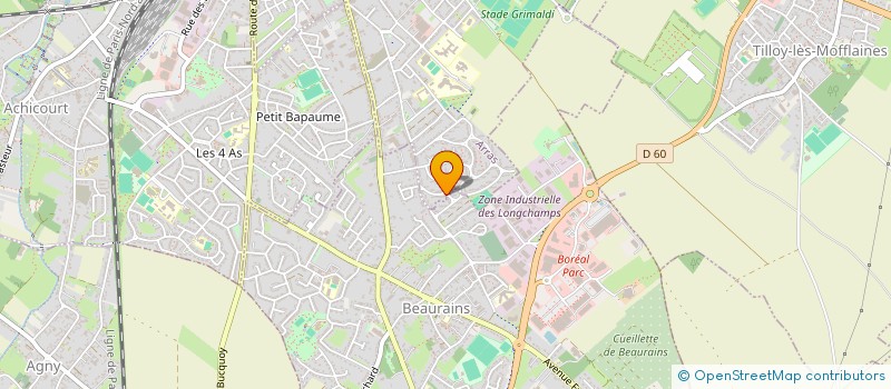 localisation de l'entreprise MADAME EMILIE DALLEMAGNE à ARRAS