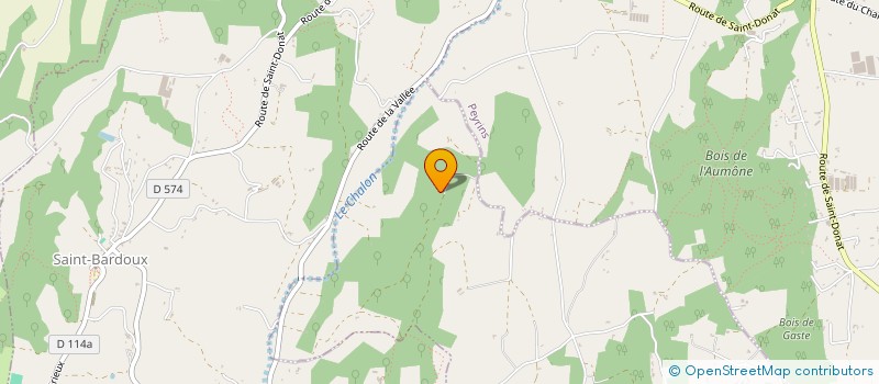 localisation de l'entreprise MADAME EMILIE DAMBLIN  ROMANS-SUR-ISERE