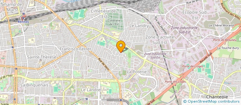 localisation de l'entreprise MADAME EMILIE DANIEL  RENNES