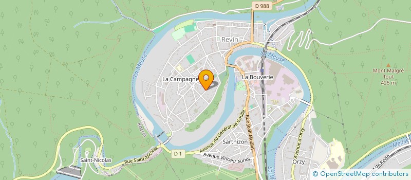 localisation de l'entreprise MADAME EMILIE DARDENNES  REVIN