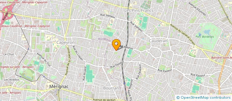 localisation de l'entreprise MADAME EMILIE DAVID  BORDEAUX