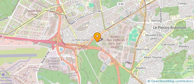 localisation de l'entreprise MADAME EMILIE DE ARAUJO à CLAMART