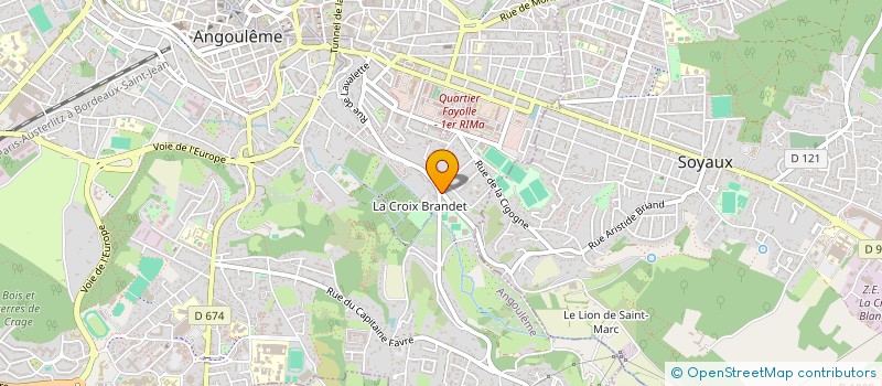 localisation de l'entreprise MADAME EMILIE DE FREITAS à ANGOULEME