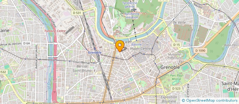 localisation de l'entreprise MADAME EMILIE DE LA PORTE DES VAUX à GRENOBLE