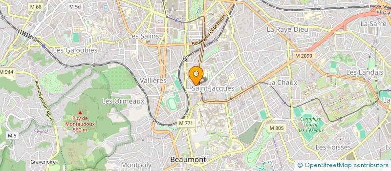 localisation de l'entreprise MADAME EMILIE DE MARE  CLERMONT-FERRAND