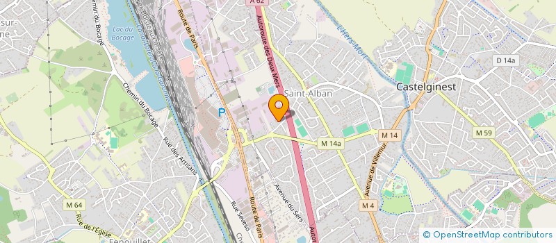 localisation de l'entreprise MADAME EMILIE DE MENDONCA  SAINT-ALBAN