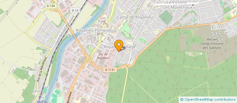 localisation de l'entreprise MADAME EMILIE DEBACQ à COMPIEGNE