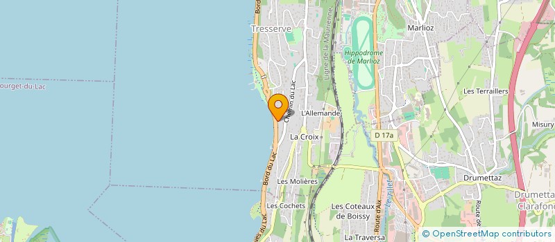 localisation de l'entreprise MADAME EMILIE DEBAENE  CHAMBERY