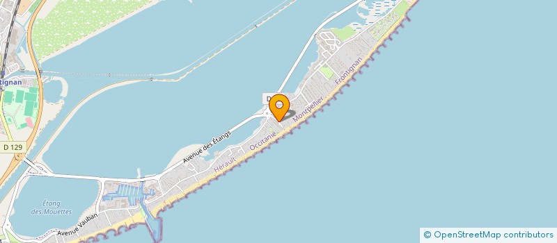 localisation de l'entreprise MADAME EMILIE DEBART à FRONTIGNAN