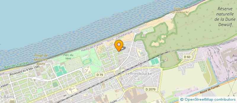 localisation de l'entreprise MADAME EMILIE DEBLOCK  LEFFRINCKOUCKE