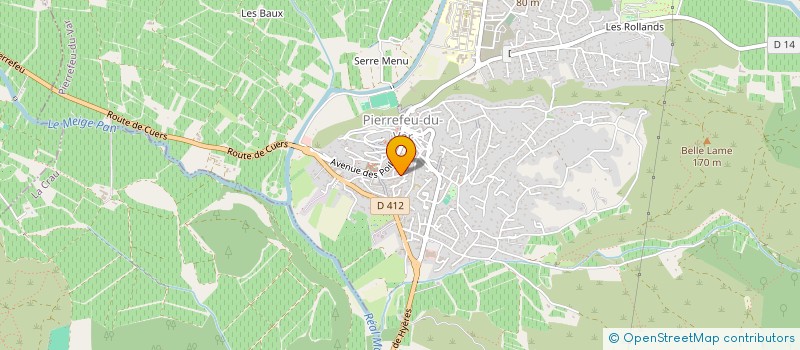 localisation de l'entreprise MADAME EMILIE DEBONO  PIERREFEU-DU-VAR