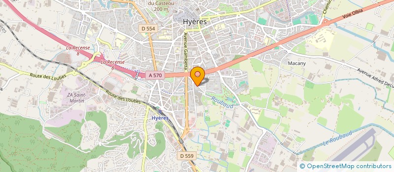 localisation de l'entreprise MADAME EMILIE DECONINCK  HYERES