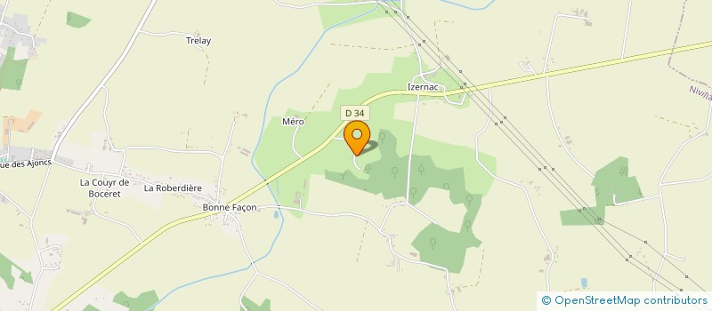 localisation de l'entreprise MADAME EMILIE DEFONTAINE  NIVILLAC