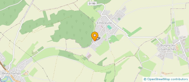 localisation de l'entreprise MADAME EMILIE DEHEDIN  EMBREVILLE