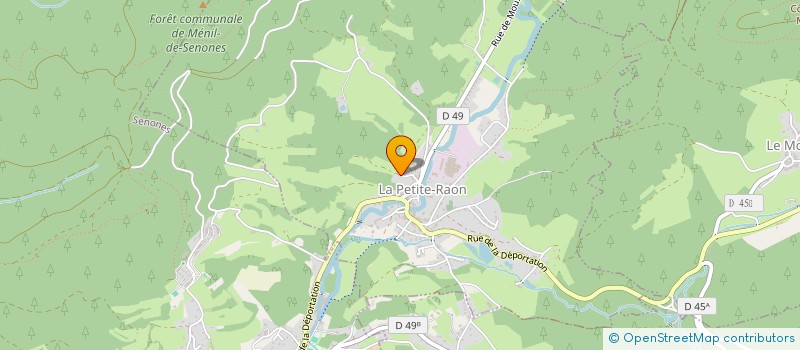 localisation de l'entreprise MADAME EMILIE DEHU  LA PETITE-RAON