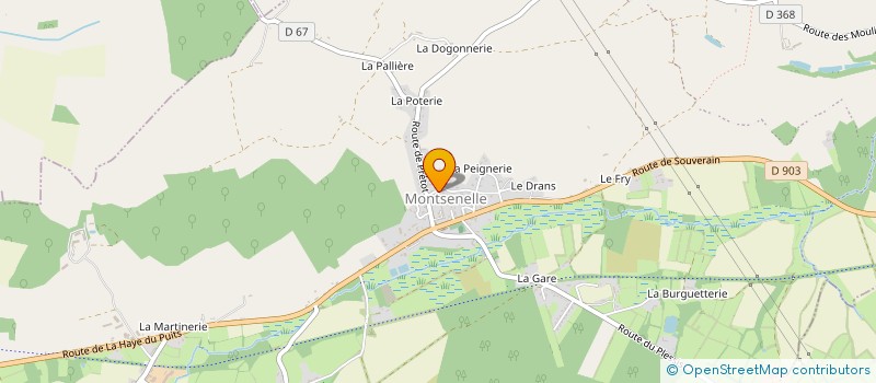 localisation de l'entreprise MADAME EMILIE DELACOTTE  MONTSENELLE