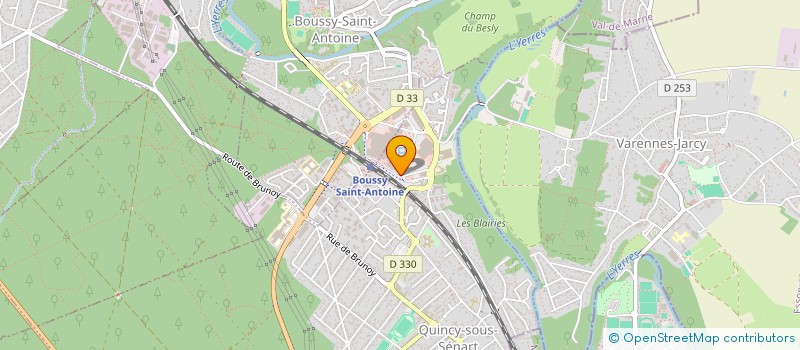 localisation de l'entreprise MADAME EMILIE DELAMARRE  QUINCY-SOUS-SENART