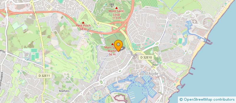 localisation de l'entreprise MADAME EMILIE DELANGRE  AGDE