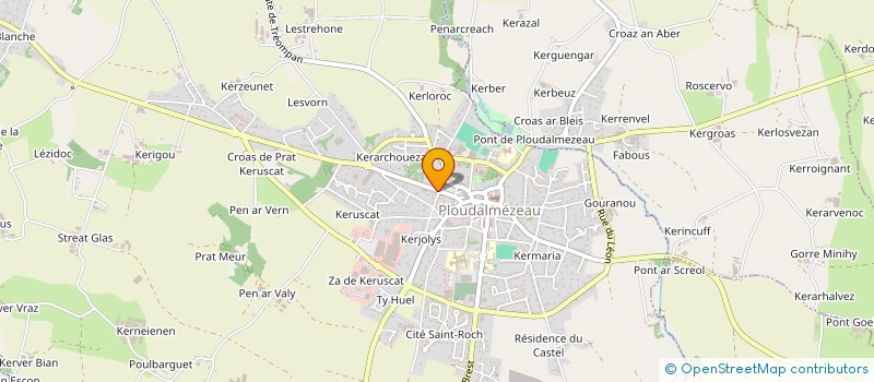 localisation de l'entreprise MADAME EMILIE DELAROCHE  PLOUDALMEZEAU