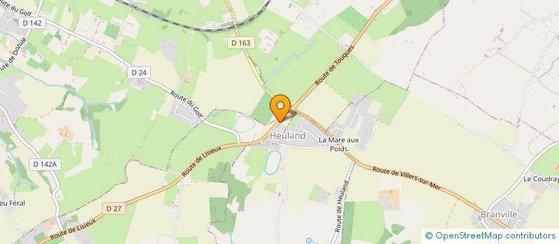 localisation de l'entreprise MADAME EMILIE DELAUNAY  DOUVILLE-EN-AUGE