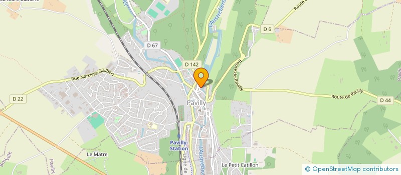 localisation de l'entreprise MADAME EMILIE DELESCLUSE  PAVILLY