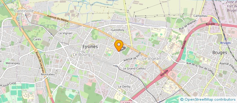 localisation de l'entreprise MADAME EMILIE DELETTRE  BORDEAUX