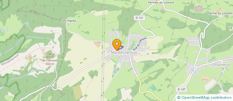 localisation de l'entreprise MADAME EMILIE DELGRANGE  CHAMESOL