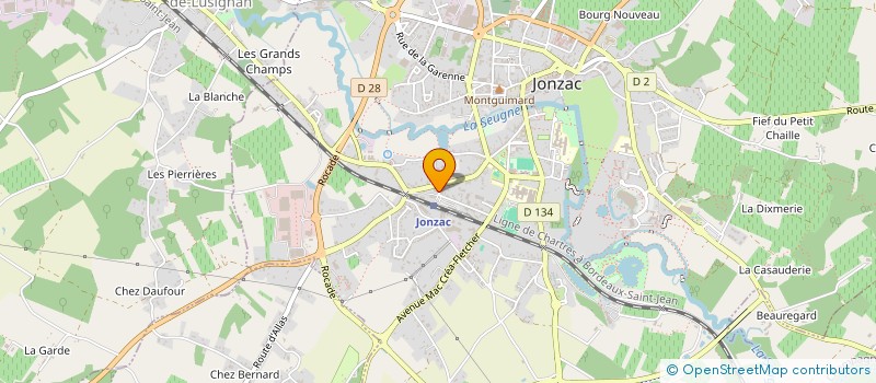 localisation de l'entreprise MADAME EMILIE DELLUGAT à JONZAC