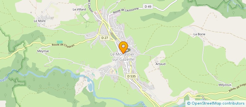 localisation de l'entreprise MADAME EMILIE DELMAS à LE MONASTIER-SUR-GAZEILLE