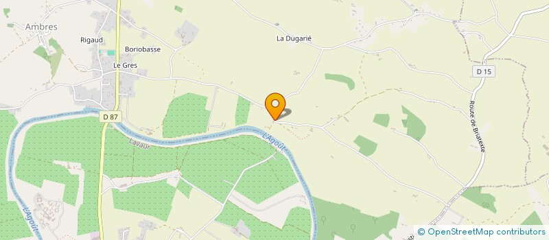 localisation de l'entreprise MADAME EMILIE DELMON  AMBRES