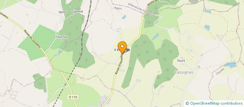 localisation de l'entreprise MADAME EMILIE DELRIEU  CASSIGNAS