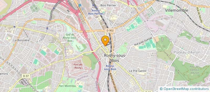 localisation de l'entreprise MADAME EMILIE DEMENEIX à ROSNY-SOUS-BOIS