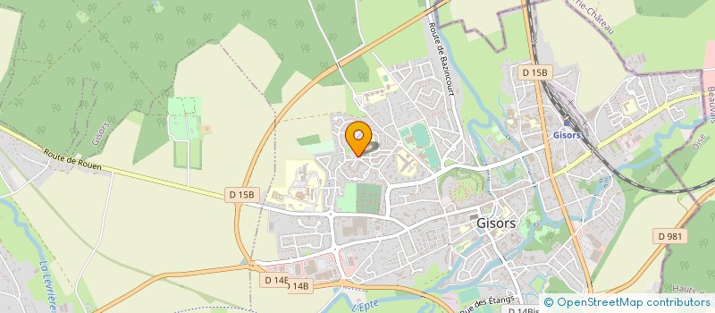 localisation de l'entreprise MADAME EMILIE DEMEOCQ  GISORS