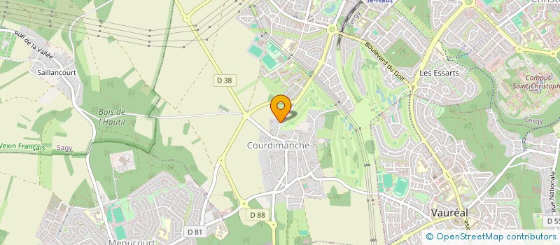 localisation de l'entreprise MADAME EMILIE DEMONCEAU  COURDIMANCHE