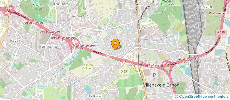 localisation de l'entreprise MADAME EMILIE  DENISE BOITEUX  VILLENAVE D ORNON